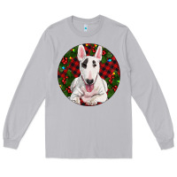 Moon Dust Christmas Bull Terrier Long Sleeve Tee - RanaPortraitStore