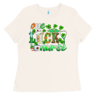 Bone st.patricks one lucky nurse Ladies Tee - BarkalooDesign