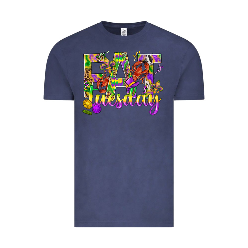 Mardi Gras Fat Tuesday Vintage Tee by BundleAndBundleShop | Teevron
