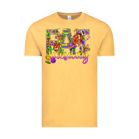 Vintage Mustard Mardi Gras fat tuesday Vintage Tee - BundleAndBundleShop