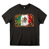 Asphalt Christmas lights Mexican flag Heavy Core Tee - Jasminsmagicworld