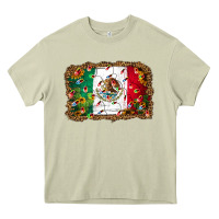 Mossy Christmas lights Mexican flag Heavy Core Tee - Jasminsmagicworld