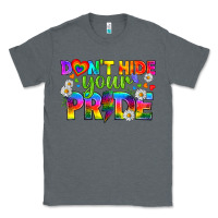 Charcoal Heather LGBTQ+ Don't Hide Your Pride Classic Tee - BundleAndBundleShop