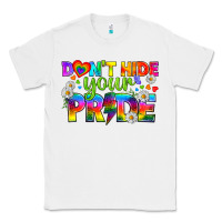 White LGBTQ+ Don't Hide Your Pride Classic Tee - BundleAndBundleShop