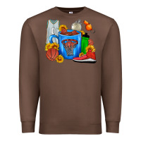 Chestnut Basketball Coffee cup Premium Sweatshirt - FaDigitalArtStudio
