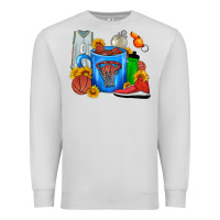 Dove Grey Basketball Coffee cup Premium Sweatshirt - FaDigitalArtStudio