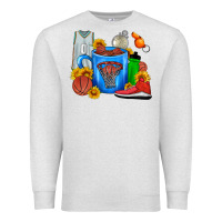 Oatmeal Heather Basketball Coffee cup Premium Sweatshirt - FaDigitalArtStudio