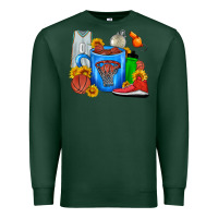 Sports Green Basketball Coffee cup Premium Sweatshirt - FaDigitalArtStudio