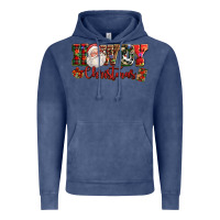 Vintage Denim Howdy Christmas Santa Vintage Hoodie - NancyCooperArtShop