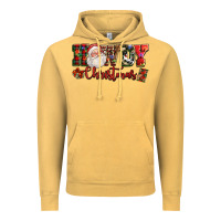 Vintage Mustard Howdy Christmas Santa Vintage Hoodie - NancyCooperArtShop