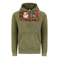 Vintage Olive Howdy Christmas Santa Vintage Hoodie - NancyCooperArtShop