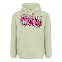 Matcha Strong Cancer Awareness Heavyweight Hoodie - FaDigitalArtStudio
