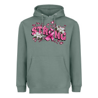 Sage Strong Cancer Awareness Heavyweight Hoodie - FaDigitalArtStudio