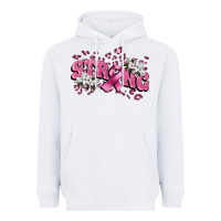White Strong Cancer Awareness Heavyweight Hoodie - FaDigitalArtStudio