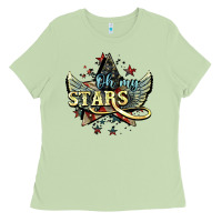 Matcha oh my stars america wings Ladies Tee - NancyCooperArtShop