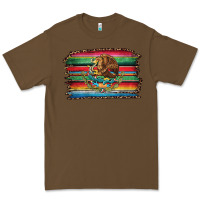 Cacao serape leopard mexican flag Premium Tee - Jasminsmagicworld