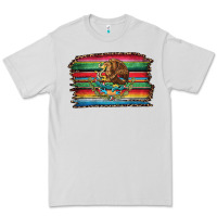 Dove Grey serape leopard mexican flag Premium Tee - Jasminsmagicworld