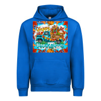 Cobalt happy thanksgiving Urban Hoodie - CowhideDigitalArt