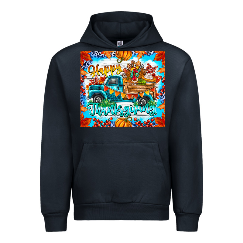 Happy Thanksgiving Urban Hoodie by CowhideDigitalArt | Teevron