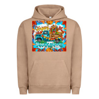 Pigment Burro happy thanksgiving Urban Hoodie - CowhideDigitalArt