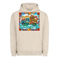 Pigment French Oak happy thanksgiving Urban Hoodie - CowhideDigitalArt