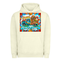 Pigment Pistachio happy thanksgiving Urban Hoodie - CowhideDigitalArt