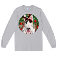 Moon Dust Christmas Bull Terrier Long Sleeve Tee - RanaPortraitStore