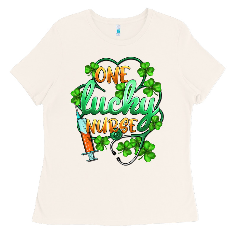 St.patricks One Lucky Nurse Ladies Tee by BarkalooDesign | Teevron