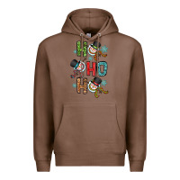 Chestnut ho ho ho Premium Hoodie - OliviaCreatesArt