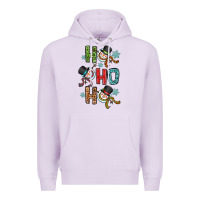Lilac ho ho ho Premium Hoodie - OliviaCreatesArt