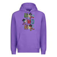 Purple ho ho ho Premium Hoodie - OliviaCreatesArt