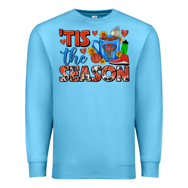 Tis The Season  Basketball Coffee Mug Premium Sweatshirt by FaDigitalArtStudio | Teevron
