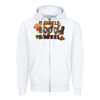 White flannels boots and bonfires Zipper Hoodie - CowGirlArtShop