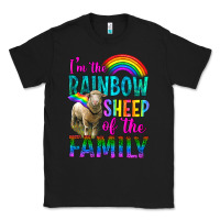 Black I'm The Rainbow Sheep Of The Family Classic Tee - BundleAndBundleShop