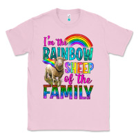 Bubblegum Pink I'm The Rainbow Sheep Of The Family Classic Tee - BundleAndBundleShop