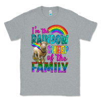 Heather Grey I'm The Rainbow Sheep Of The Family Classic Tee - BundleAndBundleShop