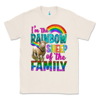 Natural I'm The Rainbow Sheep Of The Family Classic Tee - BundleAndBundleShop