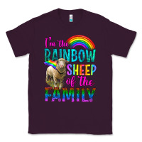 Plum I'm The Rainbow Sheep Of The Family Classic Tee - BundleAndBundleShop