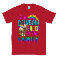 Red I'm The Rainbow Sheep Of The Family Classic Tee - BundleAndBundleShop