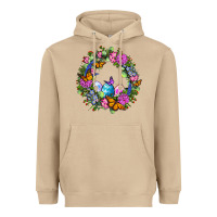Mushroom Easter Ocaliptus spring flowers Heavyweight Hoodie - OliviaCreatesArt