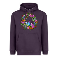 Plum Easter Ocaliptus spring flowers Heavyweight Hoodie - OliviaCreatesArt