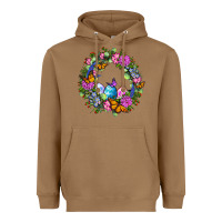 Toasted Coconut Easter Ocaliptus spring flowers Heavyweight Hoodie - OliviaCreatesArt