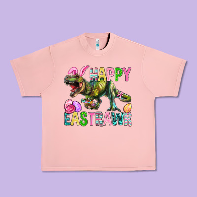 Happy Eastrawr Easter Urban Heavy Tee Designed By Bundleandbundleshop