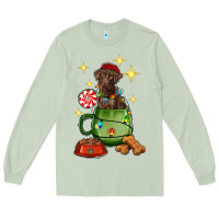Matcha Christmas coffee cup with Labrador Long Sleeve Tee - RanaPortraitStore