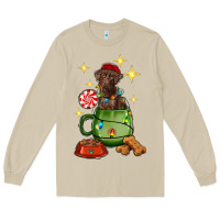 Mushroom Christmas coffee cup with Labrador Long Sleeve Tee - RanaPortraitStore