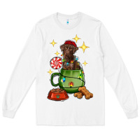 White Christmas coffee cup with Labrador Long Sleeve Tee - RanaPortraitStore