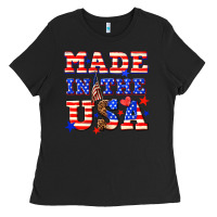 Black made in the usa Ladies Tee - NancyCooperArtShop