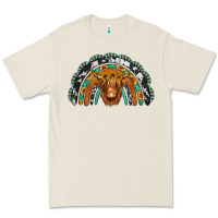 Bone turquoise cowhide sunflower headband highland cow Premium Tee - Jasminsmagicworld