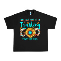 Black i m just out here trusting god proverbs 3 5,6 Urban Heavy Tee - JahusDesignShop