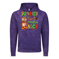 Cloud Purple Pumpkin Spice And Everything Nice Vintage Hoodie - MaliasSmallBusiness